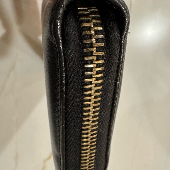 Fendi Black Leather By the Way Zip Around Long Wallet - Picture 7 of 13